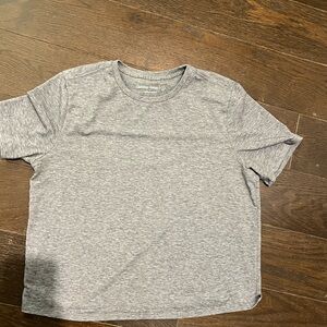 Outdoor voices small grey athletic t shirt